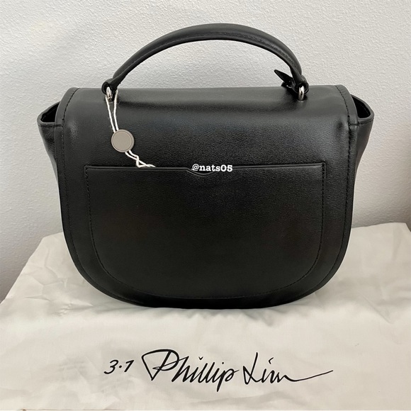 ☀️NEW☀️ 3.1 Phillip Lim Hudson Saddle Bag Black - Picture 4 of 9